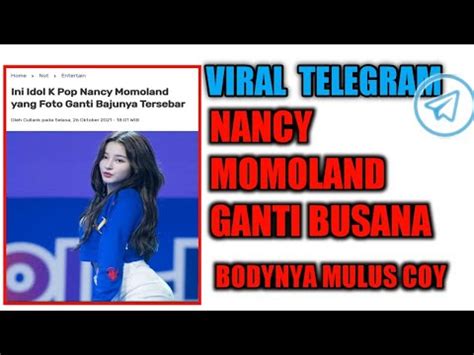 nancy momoland nip slip|Viral! Nancy Momoland Ganti Baju Bugil .